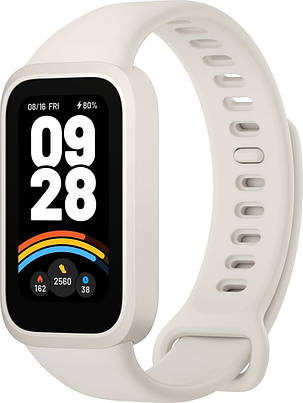 Фітнес-браслет Xiaomi Mi Band 9 Active Beige White (BHR9441GL) UA, фото 3
