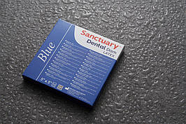 Кофердам (Dental Dam) латексний, блакитний звичайний (без запаху), (127мм х 127мм) 52шт