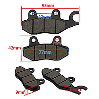Колодки для дискових гальм GY6 50-150 ZH 125 FDF
