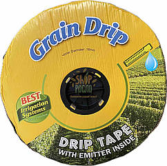Крапельна стрічка  GRAIN DRIP Life 7 mil 10см  (1000м) 1.1л/г щілинна