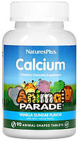 Кальцій для дітей Natures Plus Animal Parade Calcium 90 tabs Ваніль