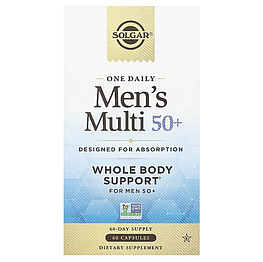 One Daily Men's Multi 50+ Solgar 60 капсул