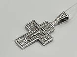 Хрест з розп'яттям зі срібла, фото 2