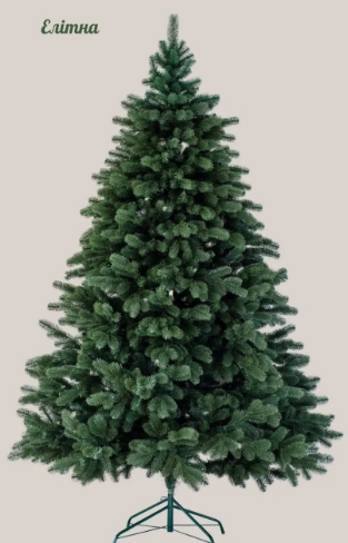 Ялинка лита "Елітна" зелена 180см №1073-18, фото 1