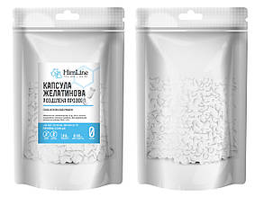 Капсула "0" желатинова розділена, прозора 100 шт.