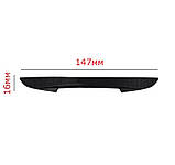 Захисні протиударні смуги TOYOTA 4шт чорні ПВХ-гума 16х147мм (на скотчі), фото 2