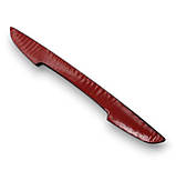 Захисні протиударні смуги TOYOTA 4шт чорні ПВХ-гума 16х147мм (на скотчі), фото 3