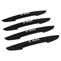 Захисні протиударні смуги BUICK 4шт чорні ПВХ-гума 16х147мм (на скотчі)