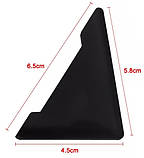 Захист кутів дверей MERCEDES-BENZ 2шт гума 45х58х47 мм (на скотчі) чорні, фото 2