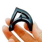 Захист кутів дверей MERCEDES-BENZ 2шт гума 45х58х47 мм (на скотчі) чорні, фото 4