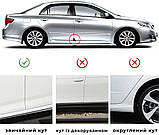 Захист кутів дверей MERCEDES-BENZ 2шт гума 45х58х47 мм (на скотчі) чорні, фото 8