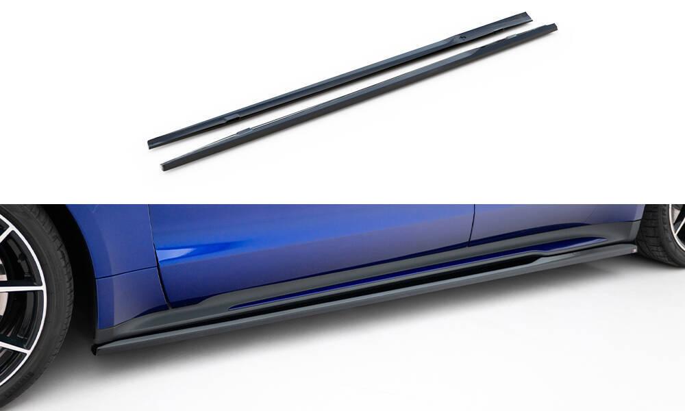 Пороги Porsche Taycan Sport тюнінг обвіс леза спідниця елерон, фото 1