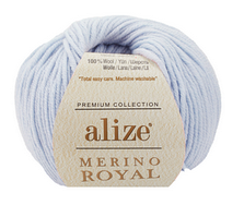 Пряжа Merino Royal-480 світло-блакитний