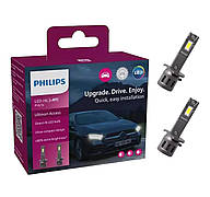 Світлодіодні LED лед лампи Philips Ultinon Access +80% цоколь H1 6000K 12V 13W 11258U2500CX, ОРИГІНАЛ