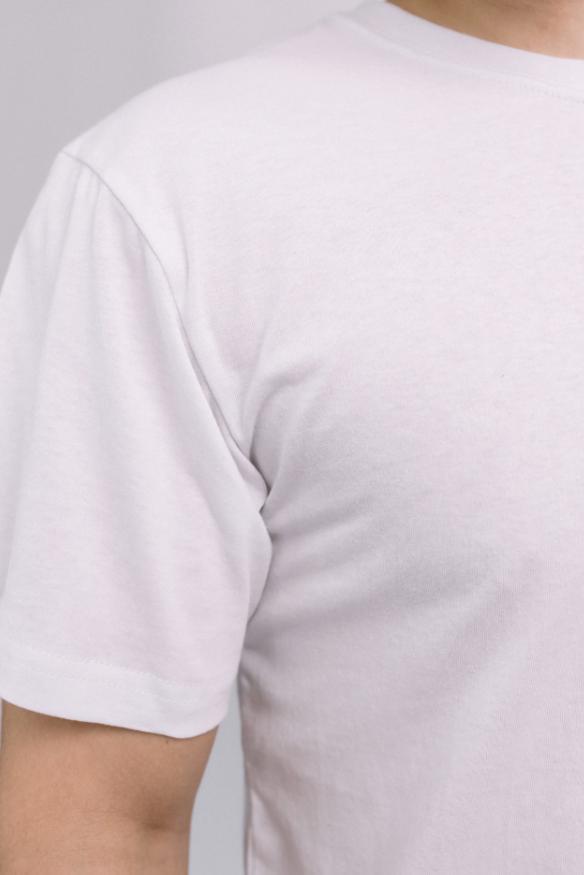 Футболка універсальна СУПЕР БАТАЛ однотонна вільного силуету 7XL 8XL 9XL 100% бавовна БІЛИЙ