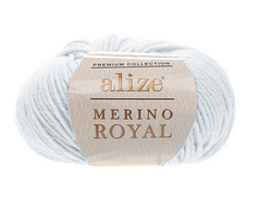 Пряжа Merino Royal-698 світло-сірий