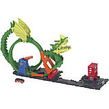 Ігровий набір Атака вогняного дракона Hot Wheels HDP03, фото 7