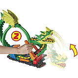Ігровий набір Атака вогняного дракона Hot Wheels HDP03, фото 4