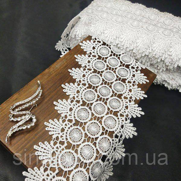 (1 метр) Мереживо макраме Sindtex 11 см колір - білий (32м-Y11579a-1), фото 1