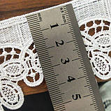 (1 метр) Мереживо макраме Sindtex 5 см колір - білий (47м-H2122-1), фото 3