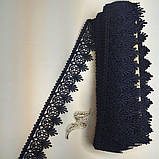 (1 метр) Мереживо макраме Sindtex 5 см колір - синій темний (33м-Y10331M-2), фото 2