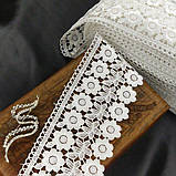 Мереживо макраме Sindtex 7.5 см (20 м) Колір - Білий (25-F1375E1-1), фото 3