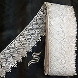 (1 метр) Мереживо макраме Sindtex 8 см колір - білий (35 м-SF4556-1), фото 2