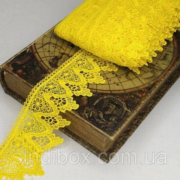 Мереживо макраме Sindtex 6CM (13 м) Колір-жовтий (729-51-132), фото 1
