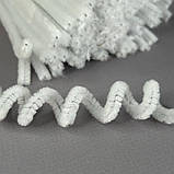 Пухнастий дріт (синель) 30 см - білий, фото 3