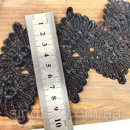 Мереживо макраме Sindtex 6CM (13M) Колір - Чорний (48-SB117-2), фото 4