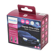 Світлодіодні LED лед лампи Philips Ultinon Access +80% цоколь H4 H19 6000K 12V 20W 11342U2500CX, ОРИГІНАЛ, фото 5