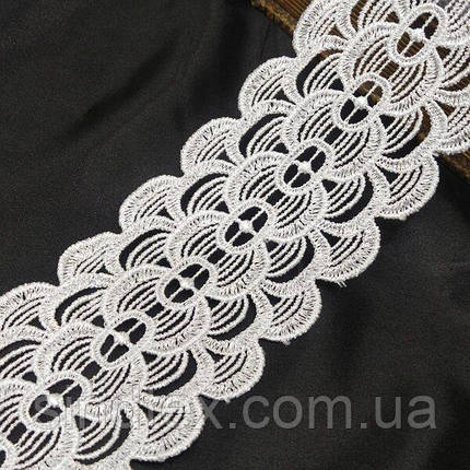 Мереживо макраме Sindtex 9см (13м) колір-білий (30-Y11561-3), фото 2