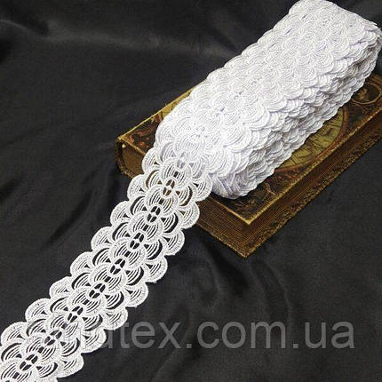 Мереживо макраме Sindtex 9см (13м) колір-білий (30-Y11561-3), фото 1