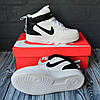 Зимові кросівки Nike Air Force 1 Winter TM White теплі Найк Форс білі з чорним шкіряні на хутрі високі чоловічі жіночі, фото 8