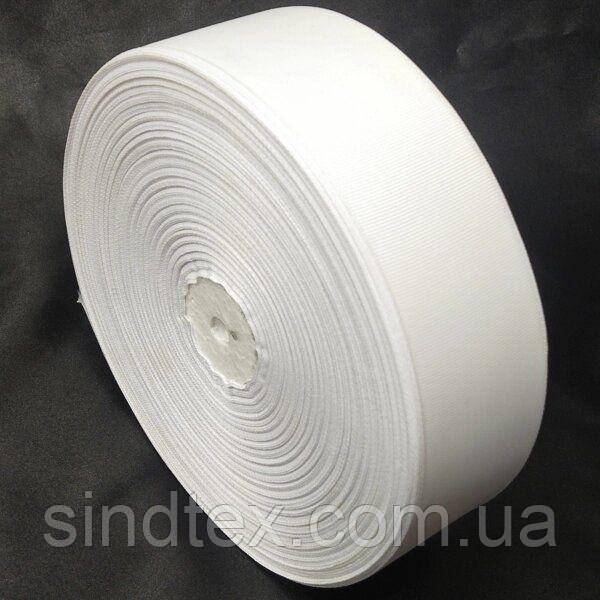 Білий колір, 5 см. Репсова стрічка 1м.
