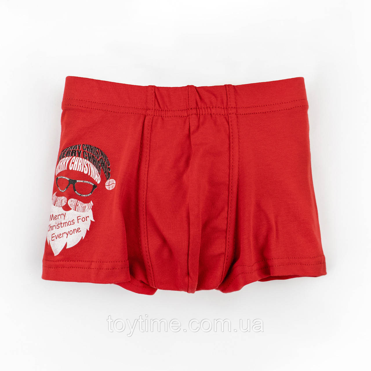 Труси-боксери для хлопчика з принтом Santa Merry Christmas, фото 1