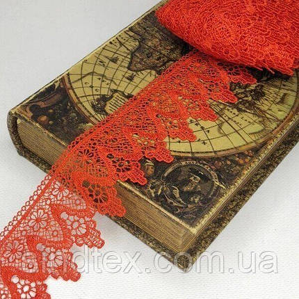 Мереживо макраме Sindtex 6CM (13M) Колір-червоний (729-51-026), фото 1