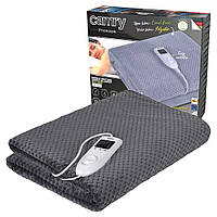 Електроковдра - простирадло односпальне з таймером Camry 150 x 100 см, 8 рівнів нагріву (CR 7416)