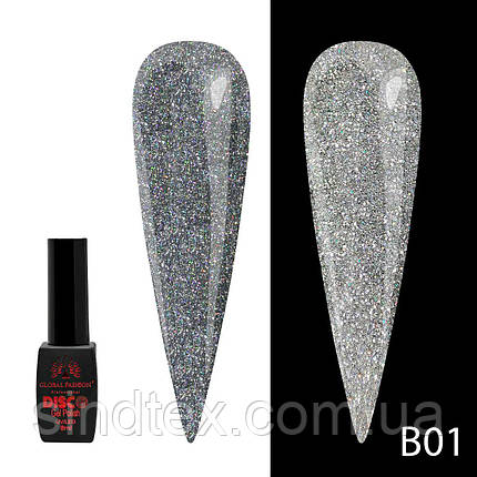 Гель-лак світовідбивний, Global Fashion Disco №B01 (8мл), фото 1
