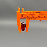 20 шт - Стрази акрилові пришивні 11х20 мм крапля, червоний, фото 4