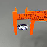 20 шт - Стрази акрилові пришивні 11х20 мм крапля, бузковий, фото 3