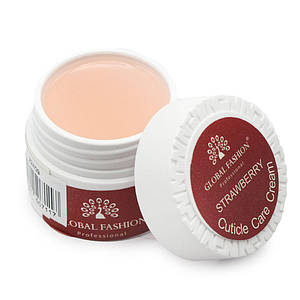 Крем для догляду за кутикулою Global Fashion полуниця, 5 гр