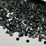 SS16 (3,8-4,0мм) термоклейові стрази - 10 гр - col Jet, фото 2