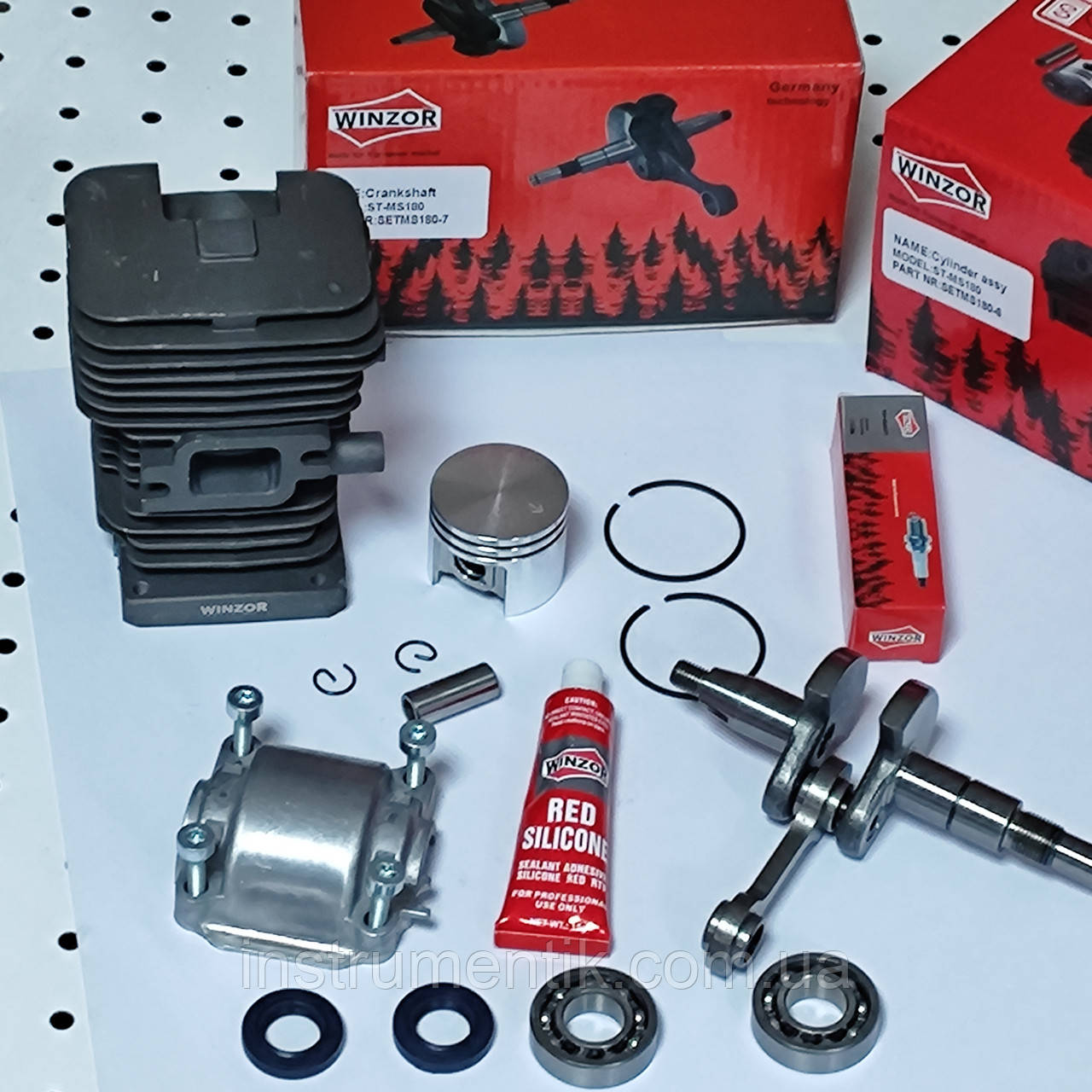 Поршнева для збирання двигуна MS 180 ,018 / Двигун | Winzor, фото 1