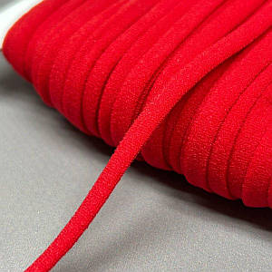 Резинка для бретель плоска 5 мм - червона матова
