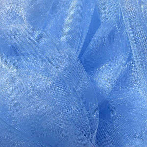122-Фатин м'який (середньої жорсткості) ширина 3м. СВІТЛО-БЛАКИТНИЙ