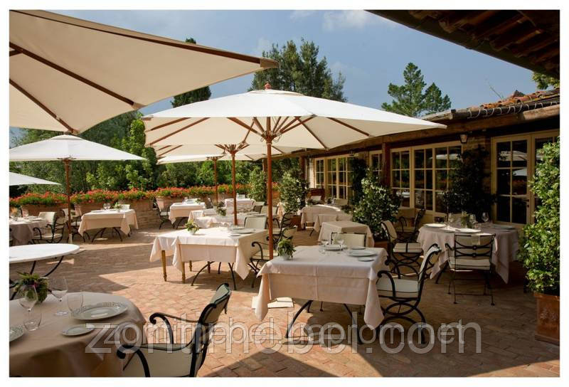 Зонт Прага прямоугольный для летнего кафе или пляжного бара (3х4м) - фото 1 - id-p4230013