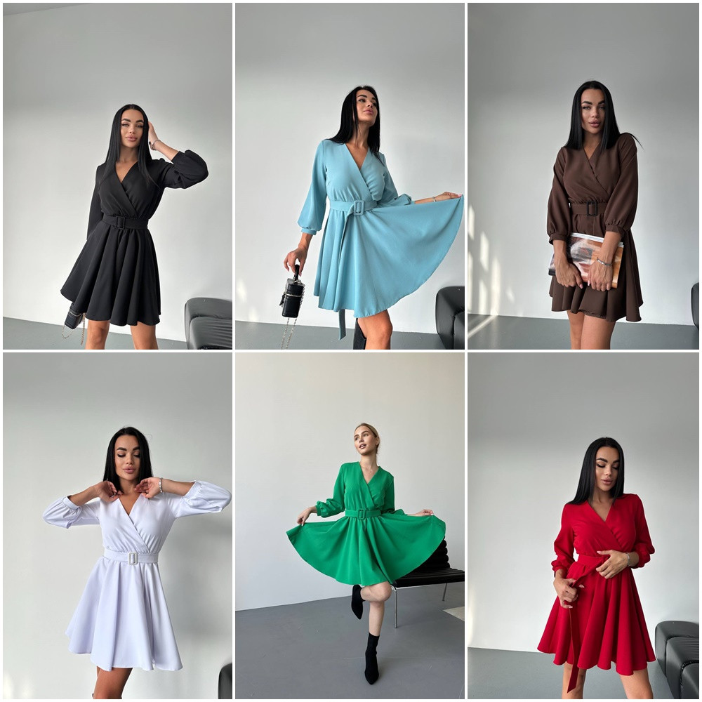 Вільна сукня зі спідницею клеш