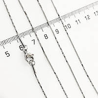 Ланцюжок " Снейк комбінований" родій 0,1/45 см (Медичне золото)