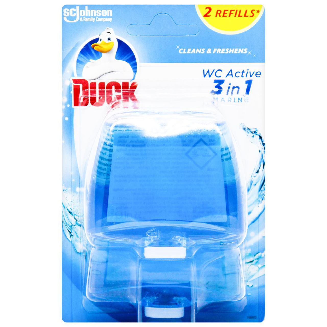 DUCK рідкий гель підвісний морський (змінний) для унітазів 2*55мл